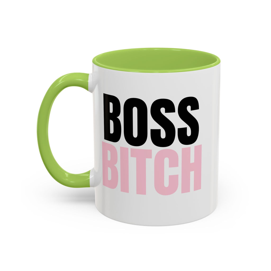 UK Boss Bitch Plain Text Coffee Mug  - 15oz