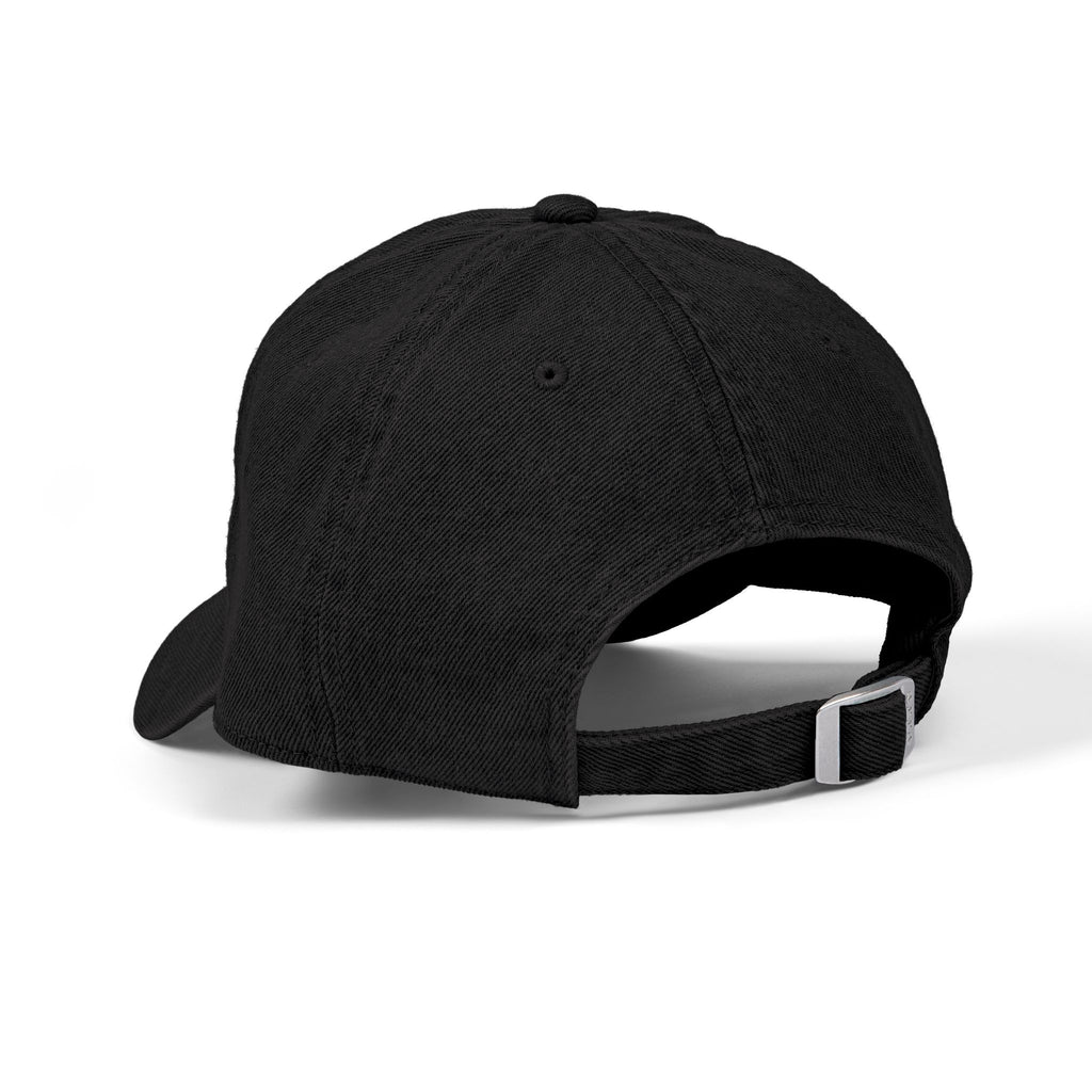 Denim Hat — 'Mean Mugs' Embroidered Baseball Cap