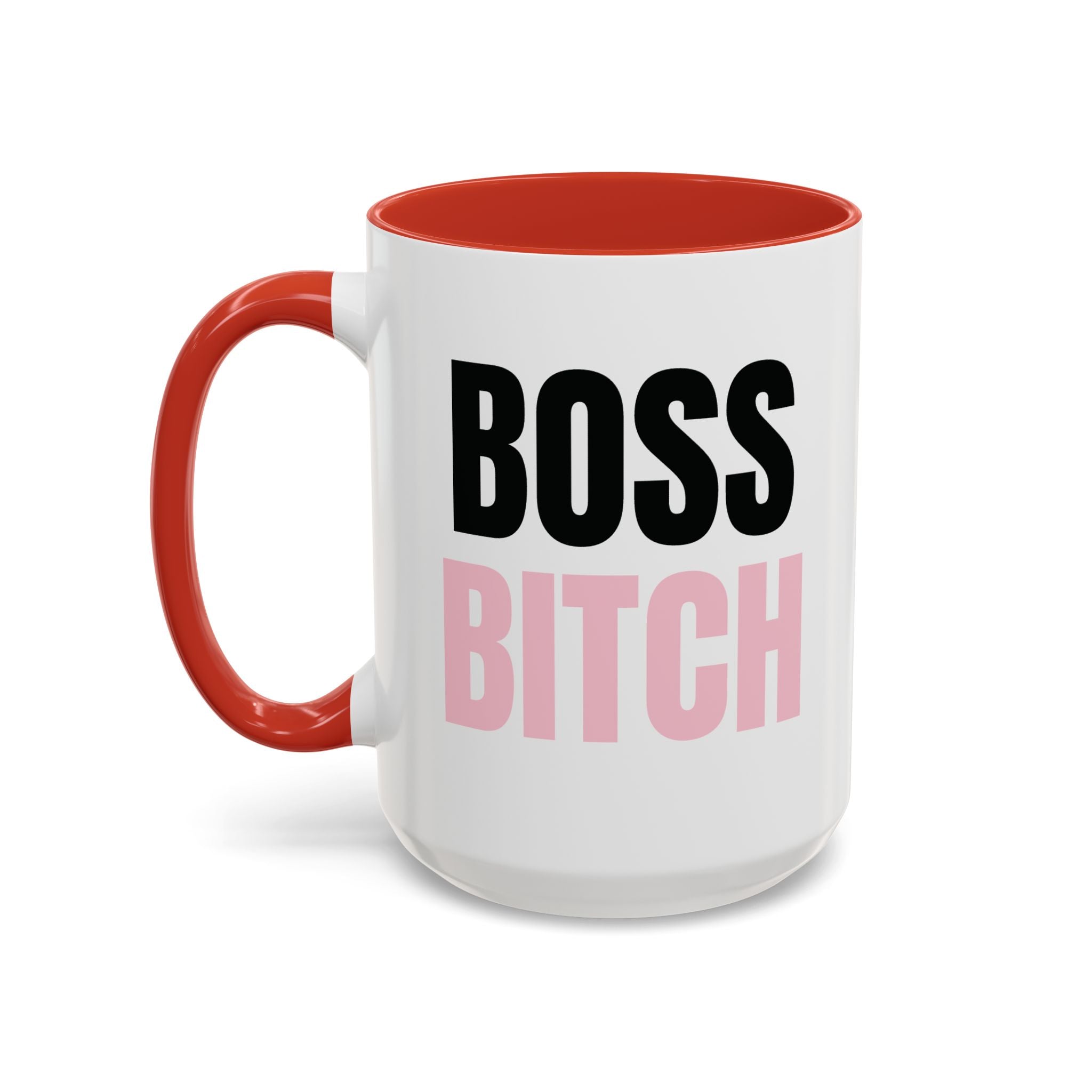Boss Bitch Plain Text Coffee Mug  - 15oz