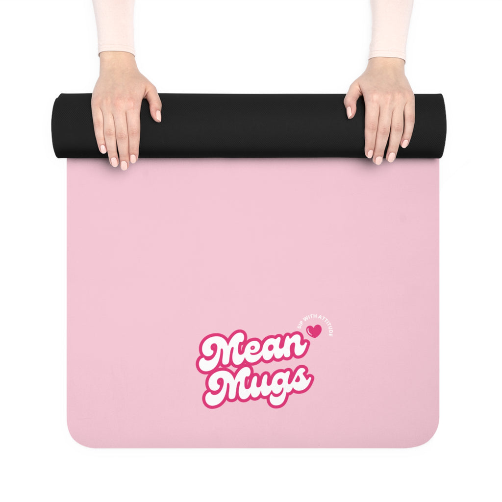 Pink Stretch, Bitch Rubber Yoga Mat