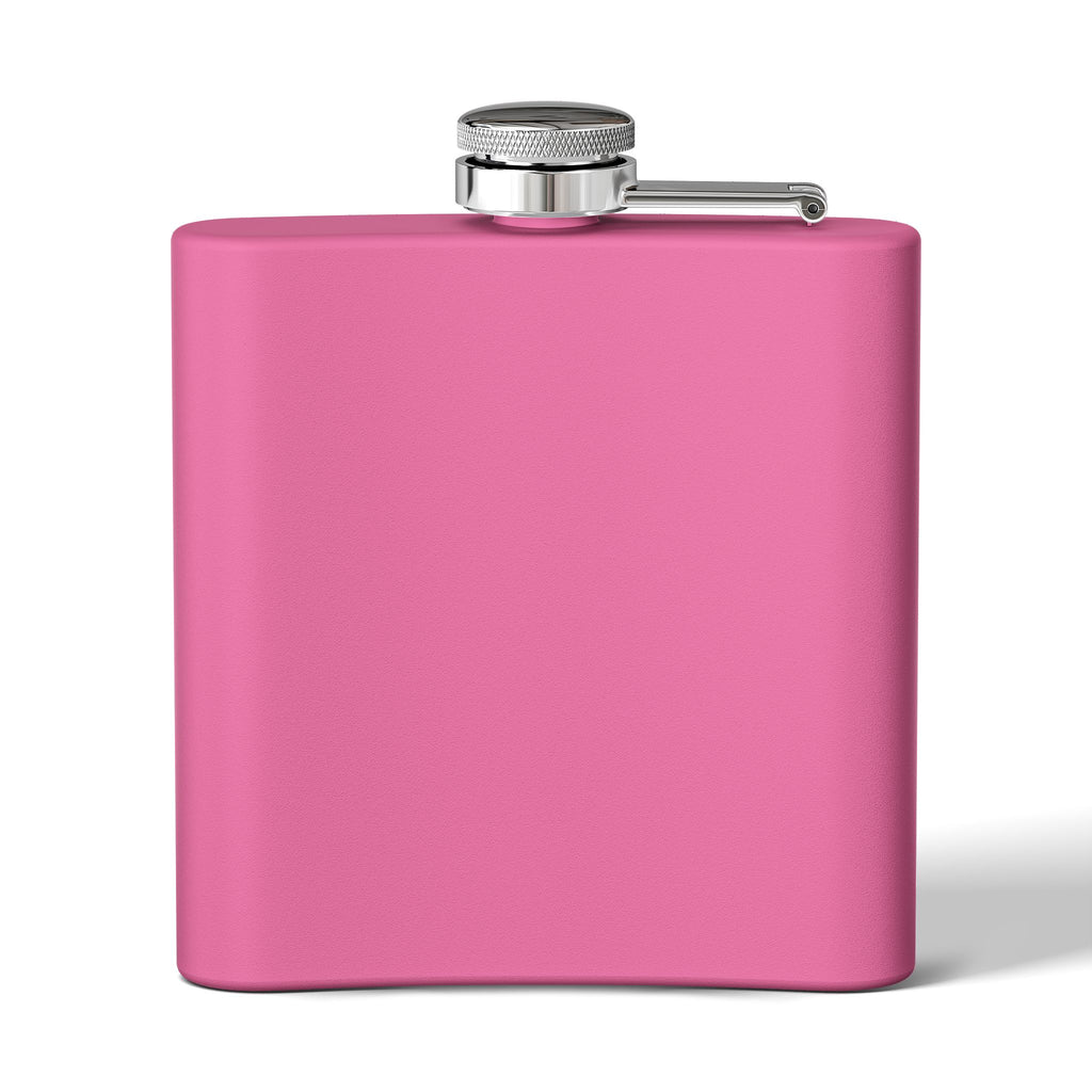 BADDIE JUICE Branded Stainless Steel Flask, 6oz