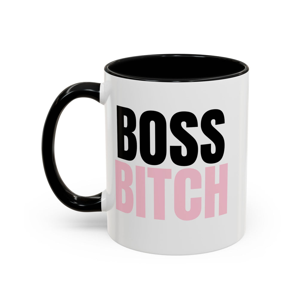 UK Boss Bitch Plain Text Coffee Mug  - 15oz