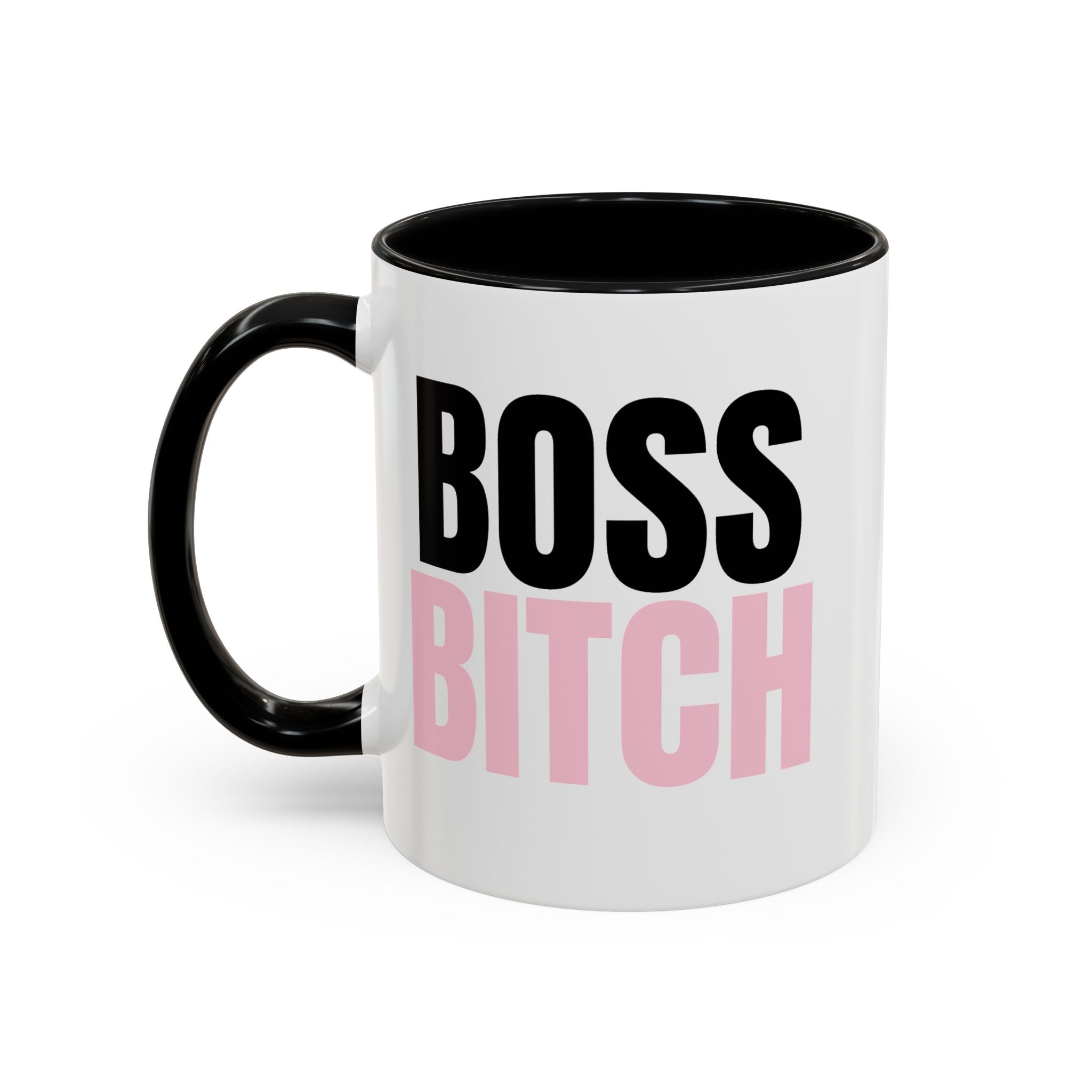 UK Boss Bitch Plain Text Coffee Mug  - 15oz