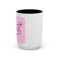 Mean Mugs Branded Coffee Mug — Cute Pink Retro Typography 11/15oz
