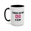 My CEO Cup Branded Coffee Mug  15oz