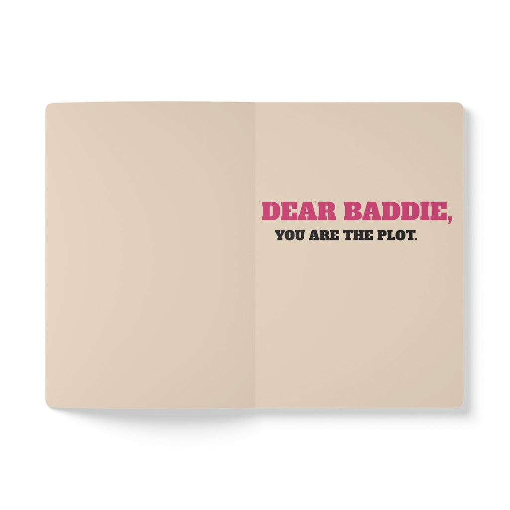 MAIN CHARACTER THOUGHTS — Softcover Journal (Mean Mugs Inside Prints)