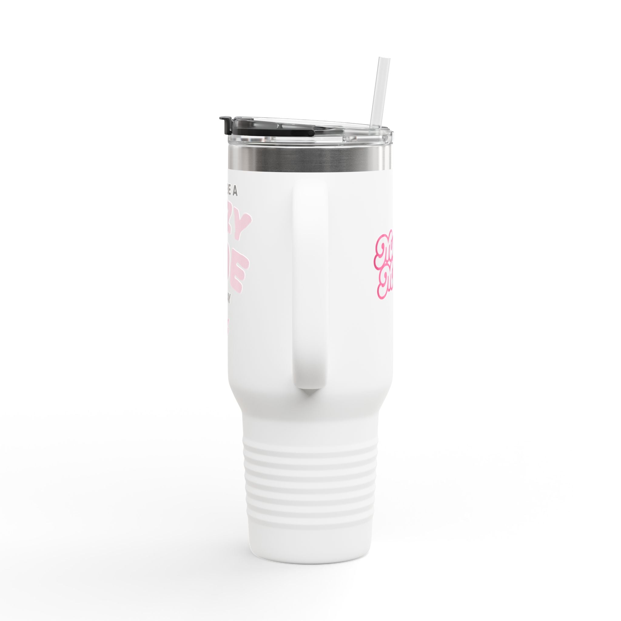 LAZY HOE 40oz Motivational Tumbler