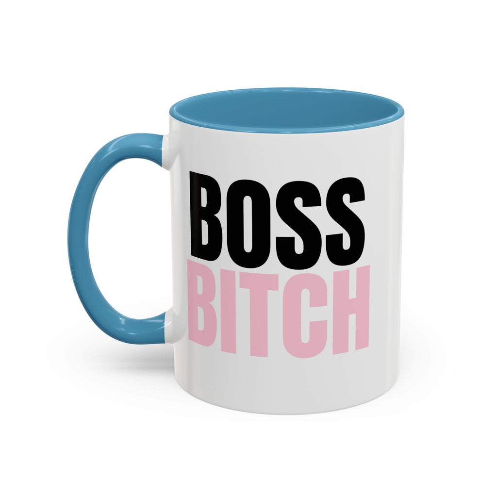 UK Boss Bitch Plain Text Coffee Mug  - 15oz
