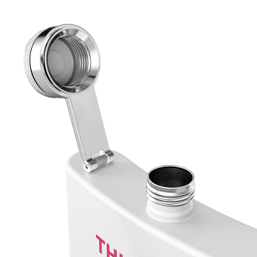 BADDIE JUICE Branded Stainless Steel Flask, 6oz