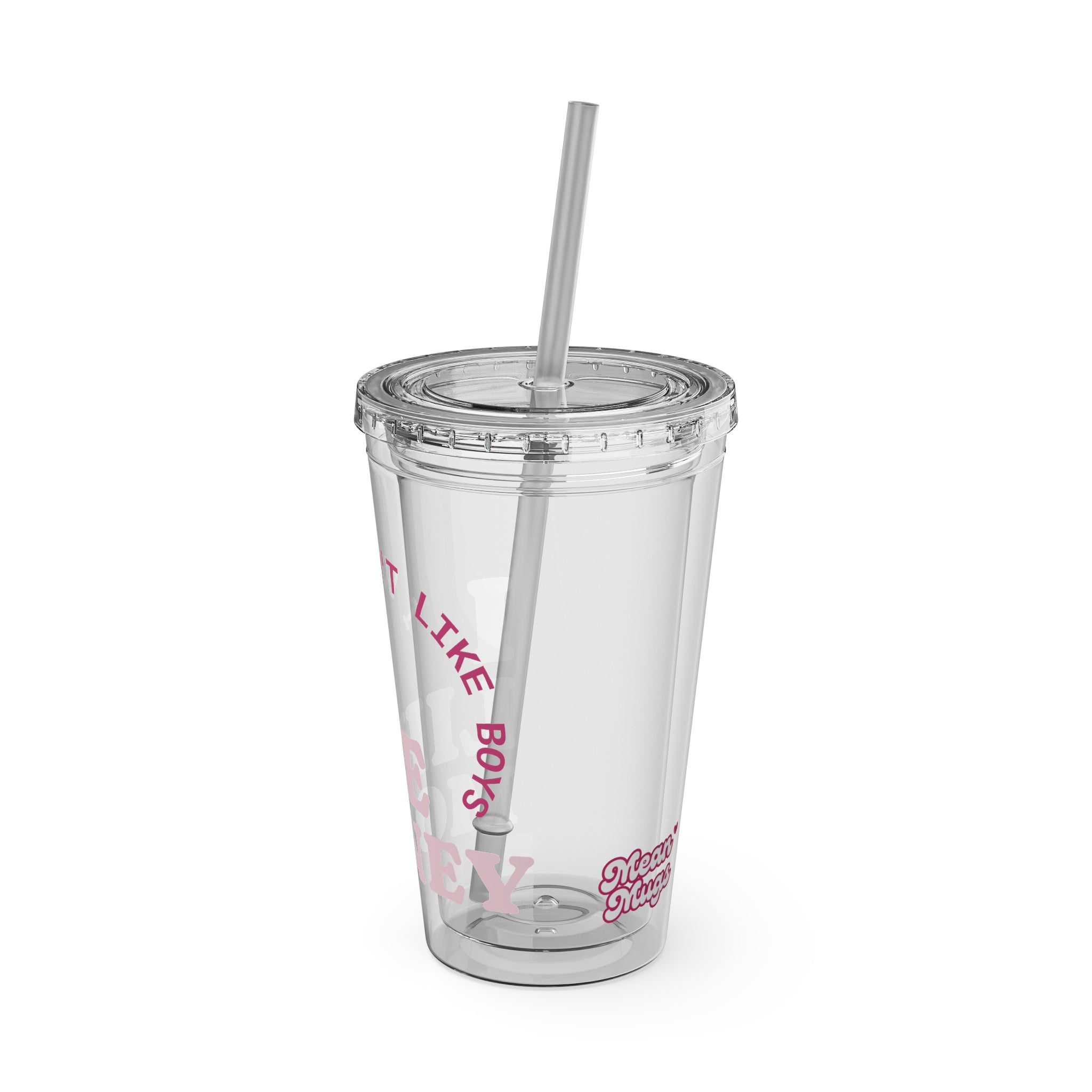 I LIKE MONEY ACRYLIC TUMBLER-CLEAR 16oz