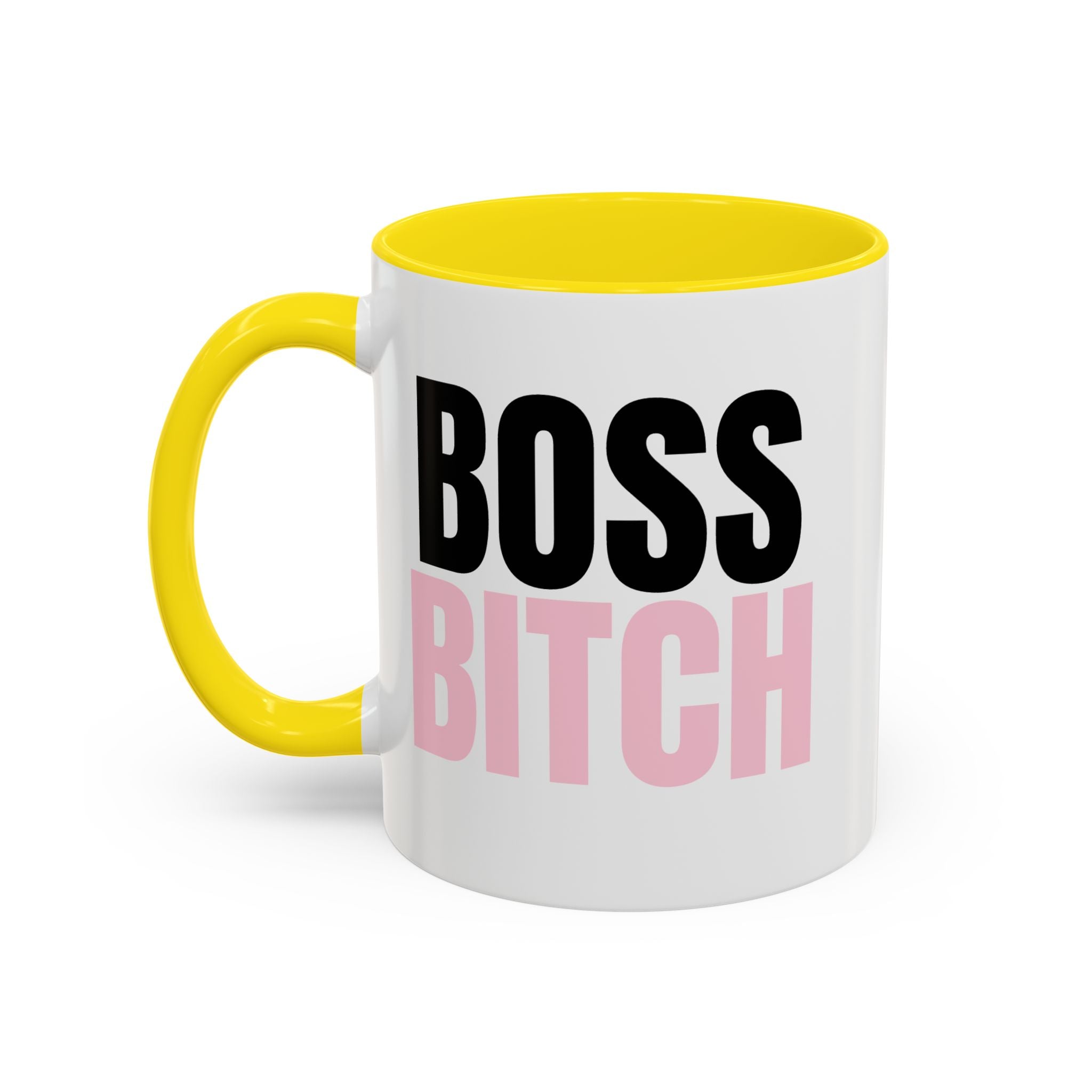 UK Boss Bitch Plain Text Coffee Mug  - 15oz
