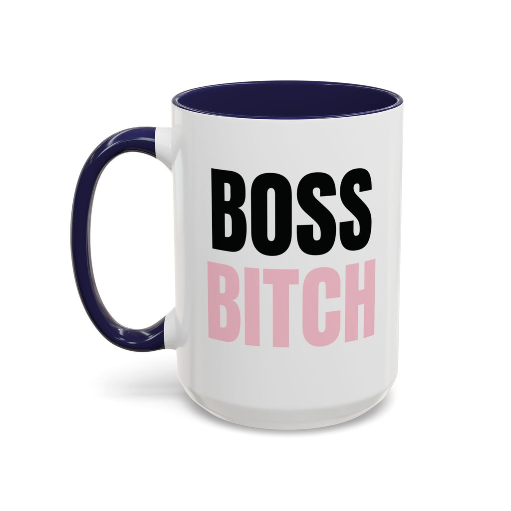 Boss Bitch Plain Text Coffee Mug  - 15oz
