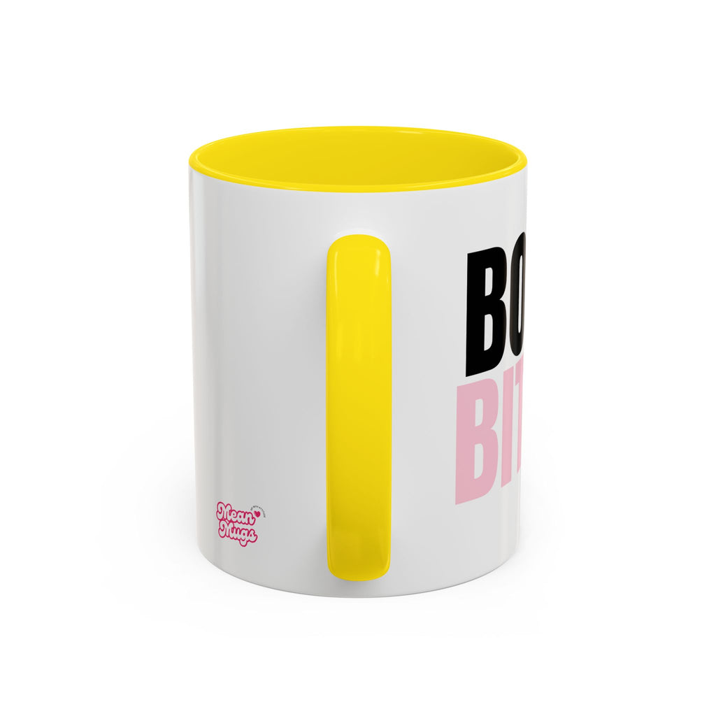 UK Boss Bitch Plain Text Coffee Mug  - 15oz