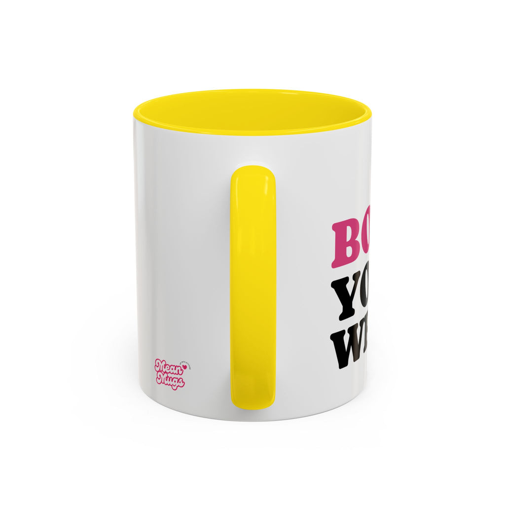 UK BOOO You Whore Mean Mugs Branded Coffee Mug  - 15oz