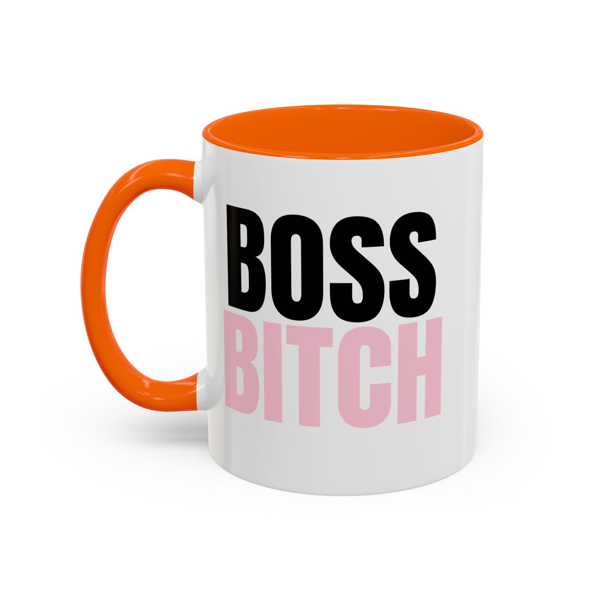UK Boss Bitch Plain Text Coffee Mug  - 15oz