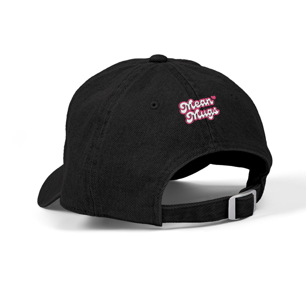 LAZY HOE Denim Embroidered Baseball Cap