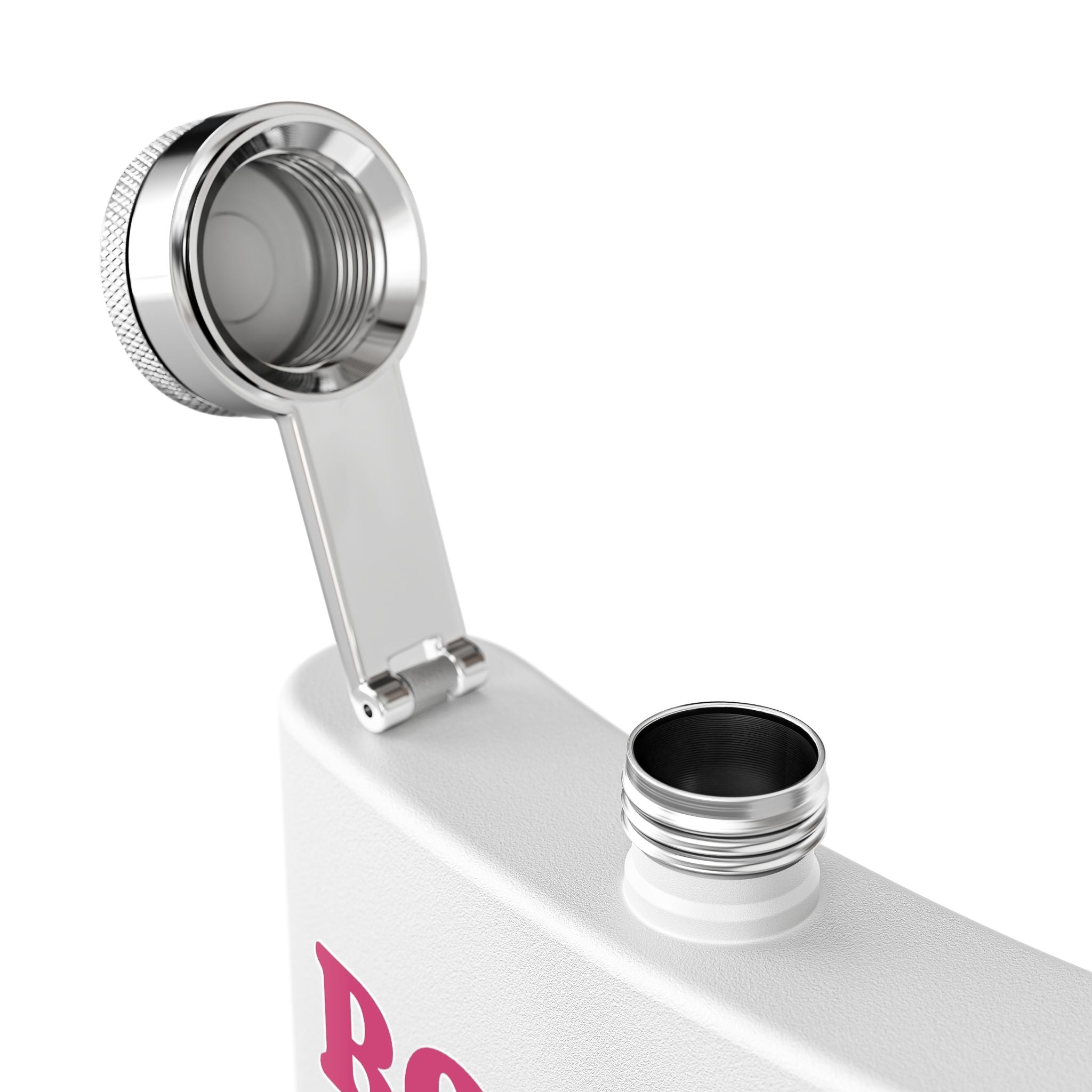 BOOO YOU WHORE Branded Stainless Steel Flask, 6oz