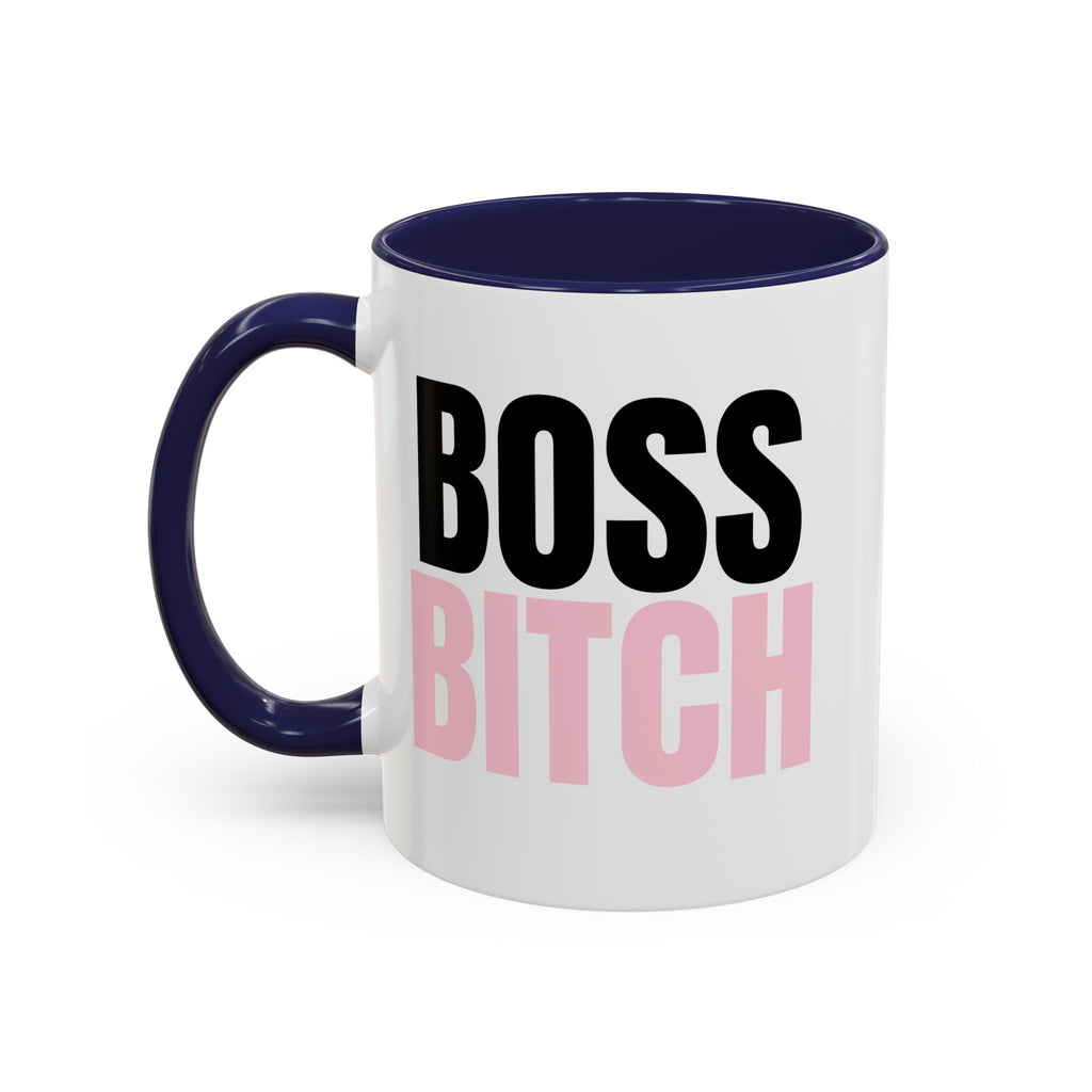 UK Boss Bitch Plain Text Coffee Mug  - 15oz