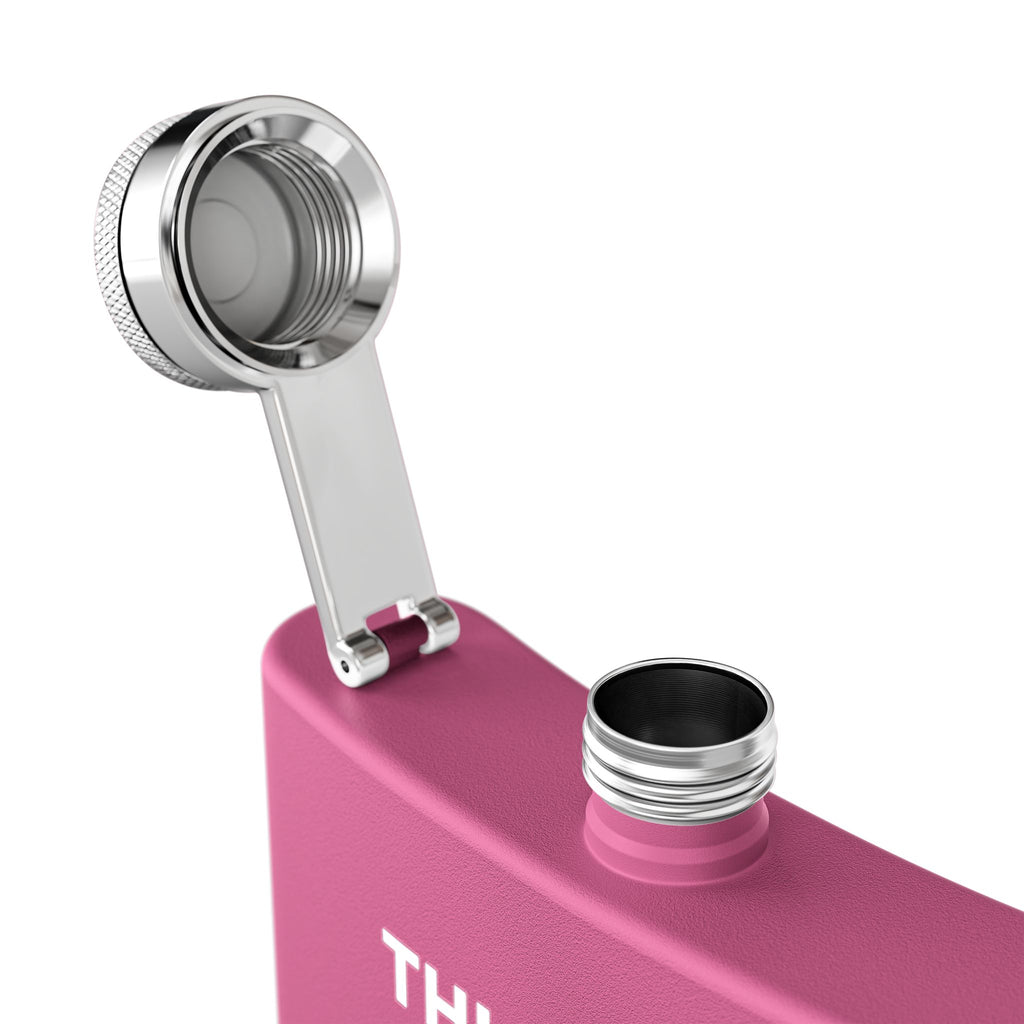 BADDIE JUICE Branded Stainless Steel Flask, 6oz