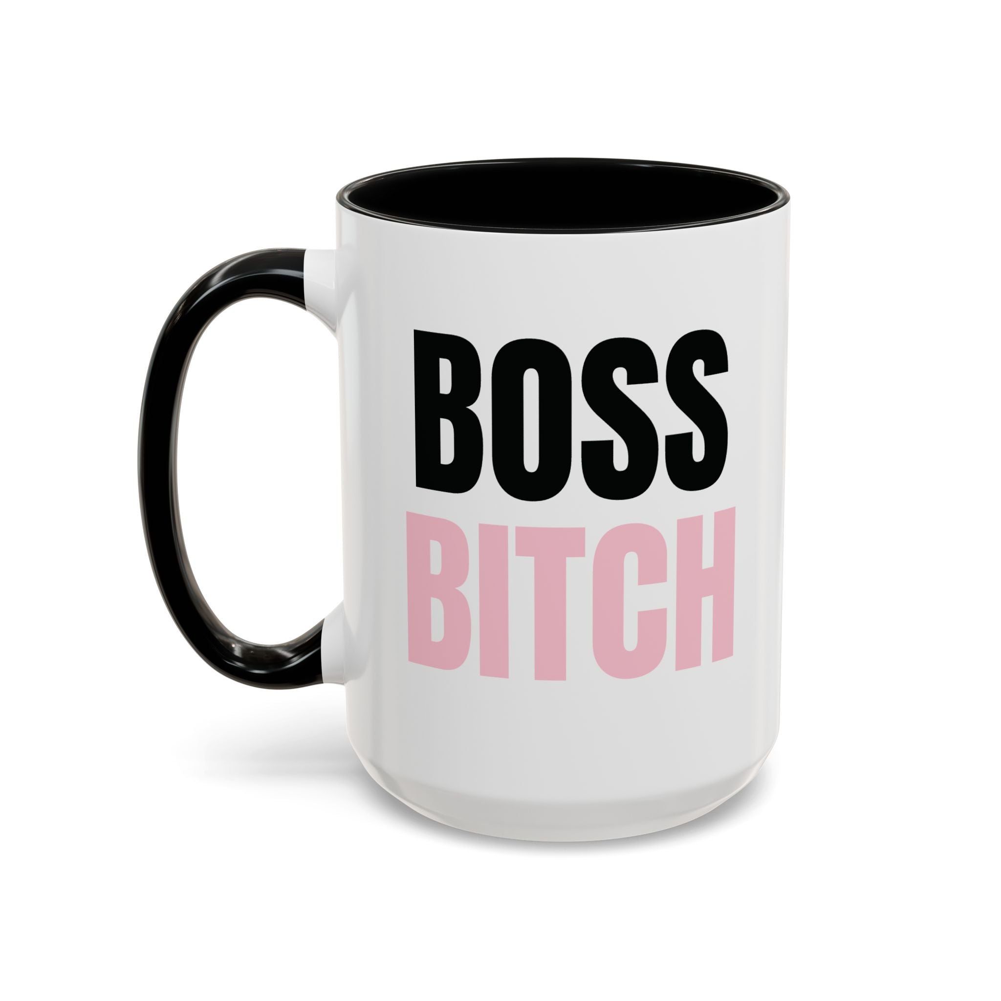 Boss Bitch Plain Text Coffee Mug  - 15oz