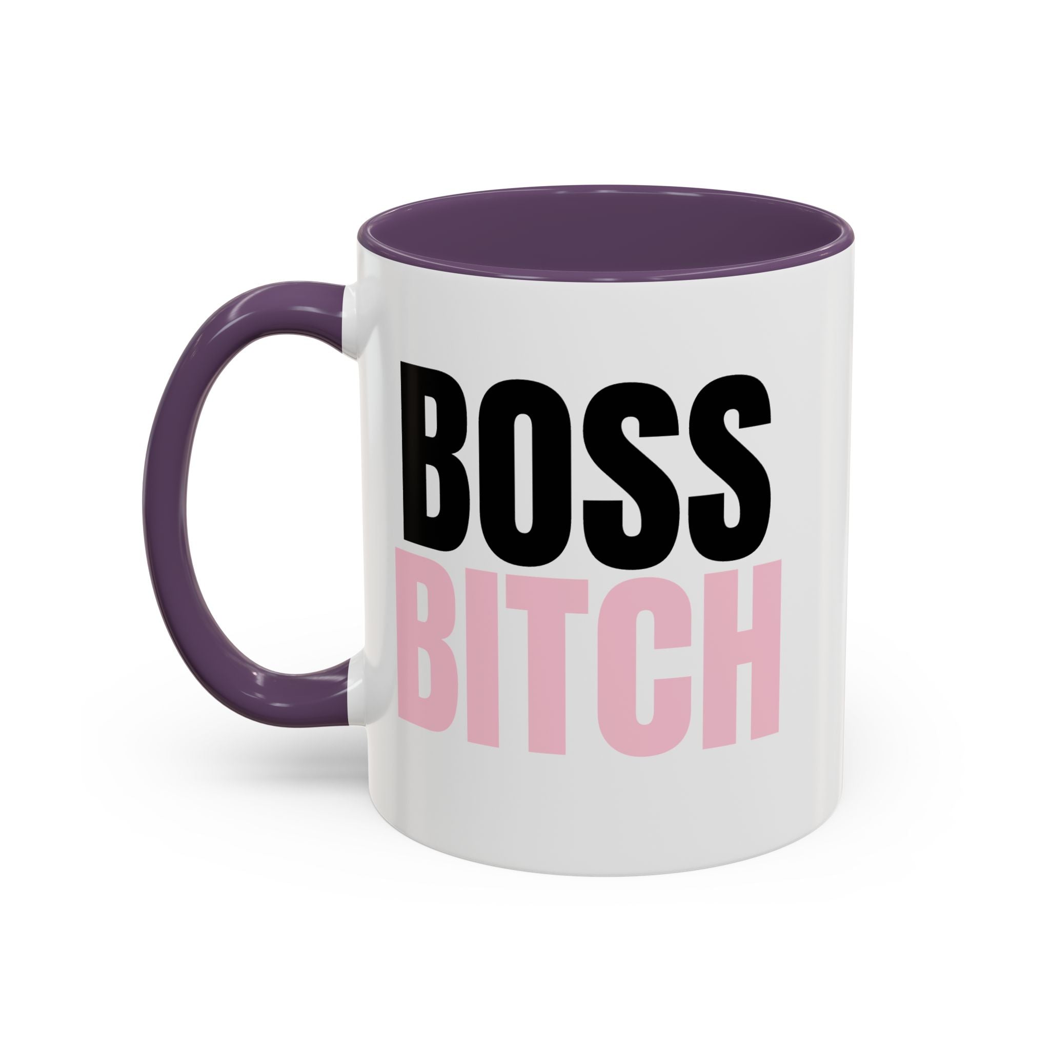 UK Boss Bitch Plain Text Coffee Mug  - 15oz