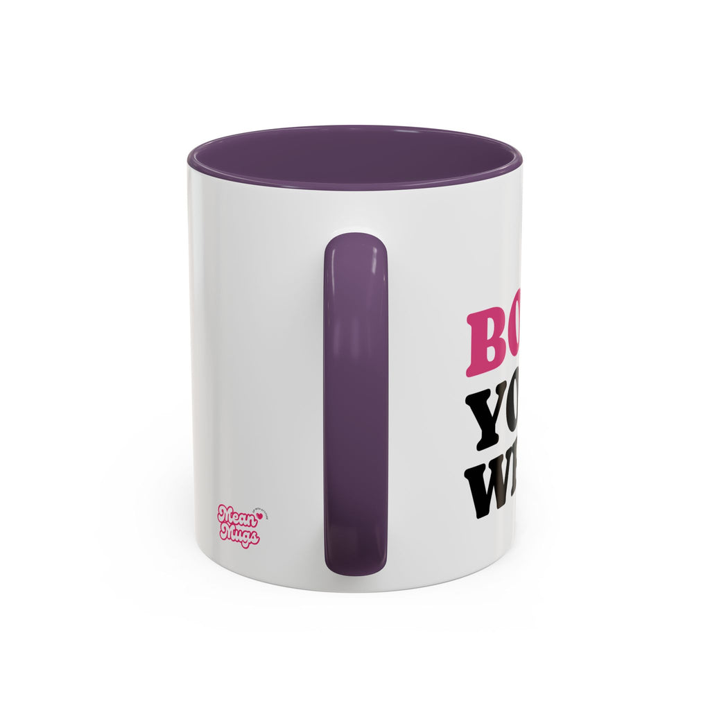 UK BOOO You Whore Mean Mugs Branded Coffee Mug  - 15oz