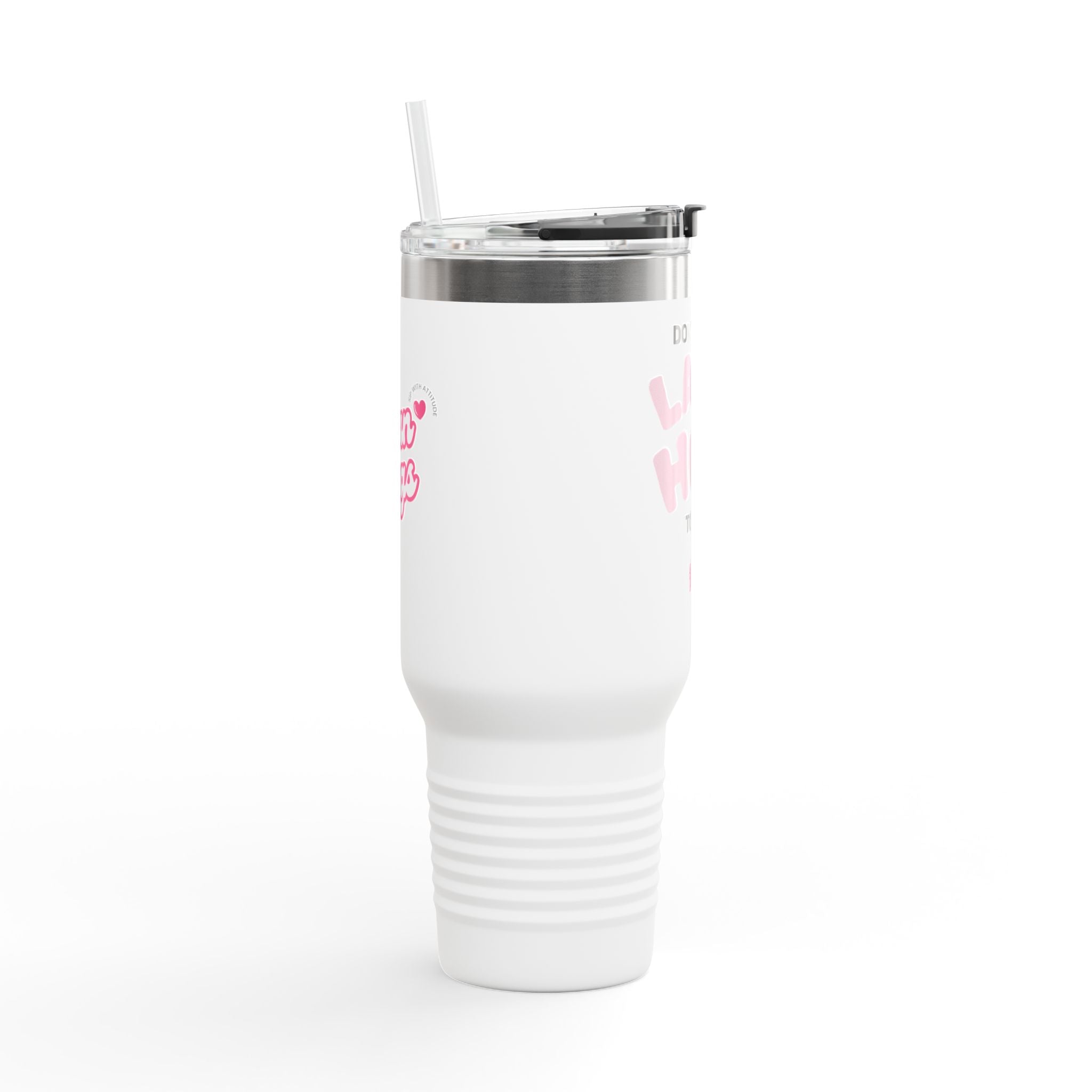 LAZY HOE 40oz Motivational Tumbler