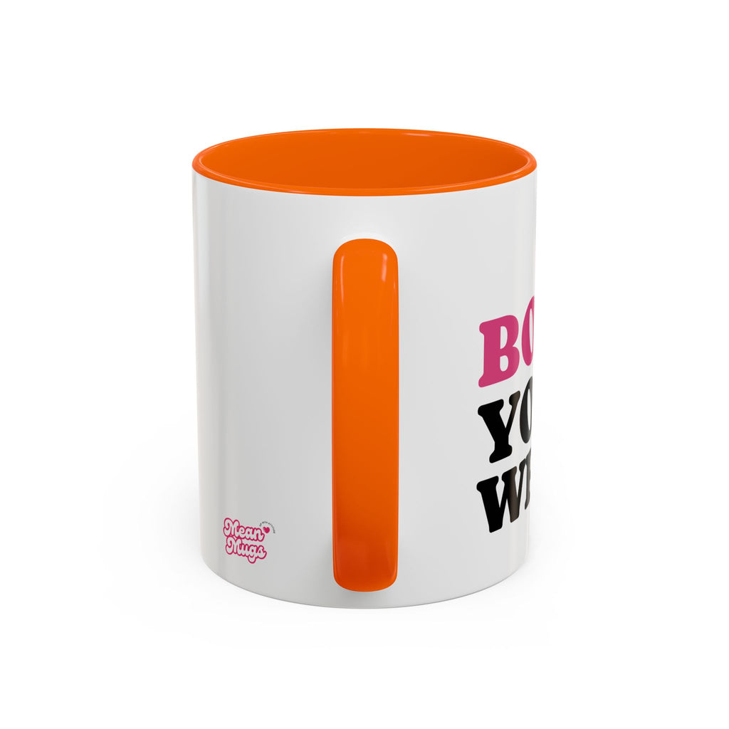 UK BOOO You Whore Mean Mugs Branded Coffee Mug  - 15oz