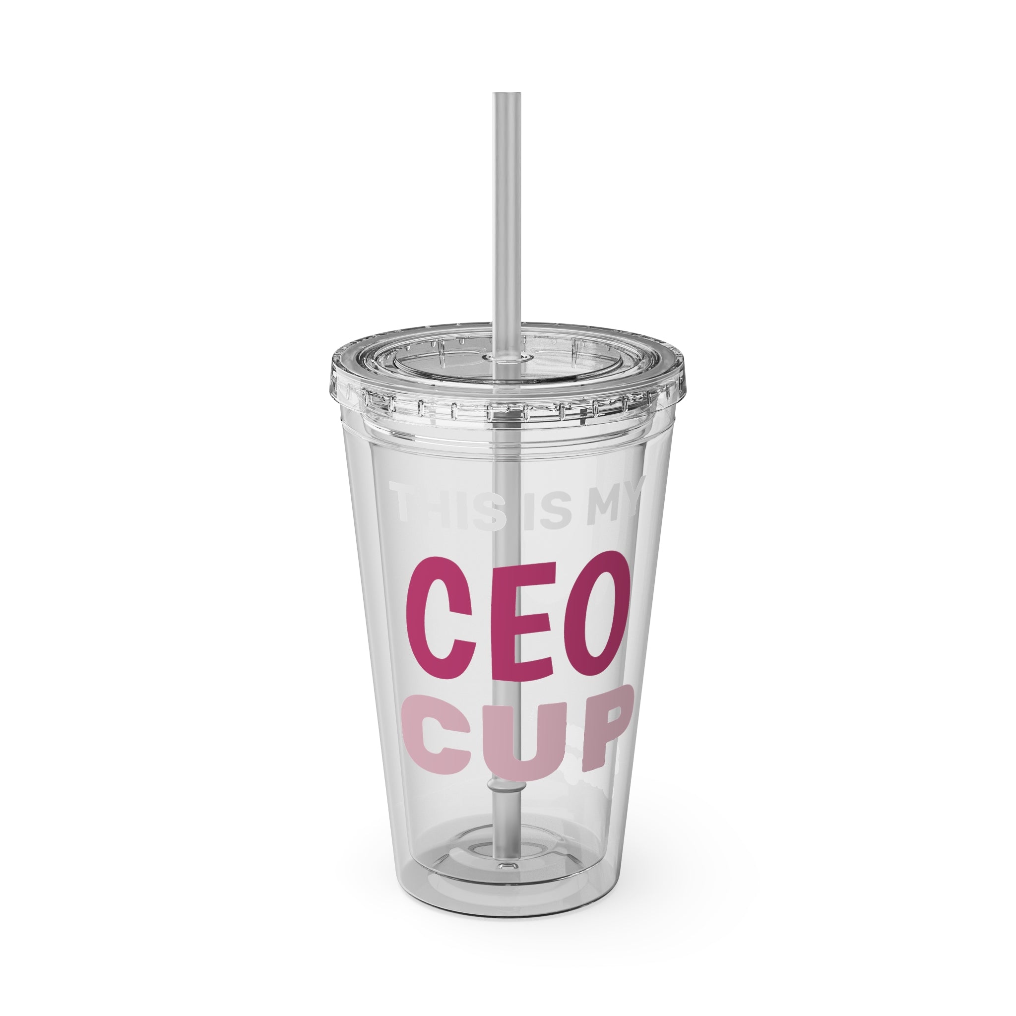 MY CEO TUMBLER CLEAR 16oz
