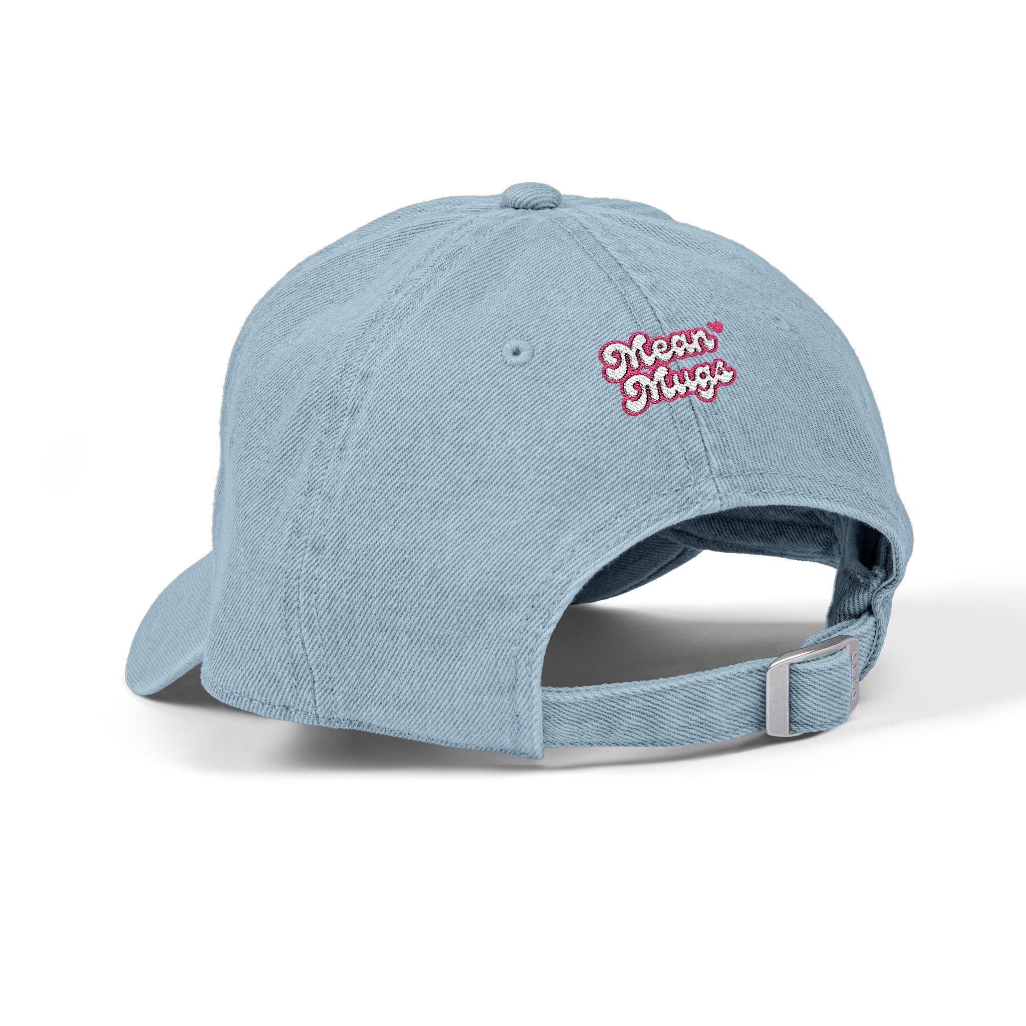 LAZY HOE Denim Embroidered Baseball Cap
